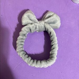 Gray Bow Hairband for Kids